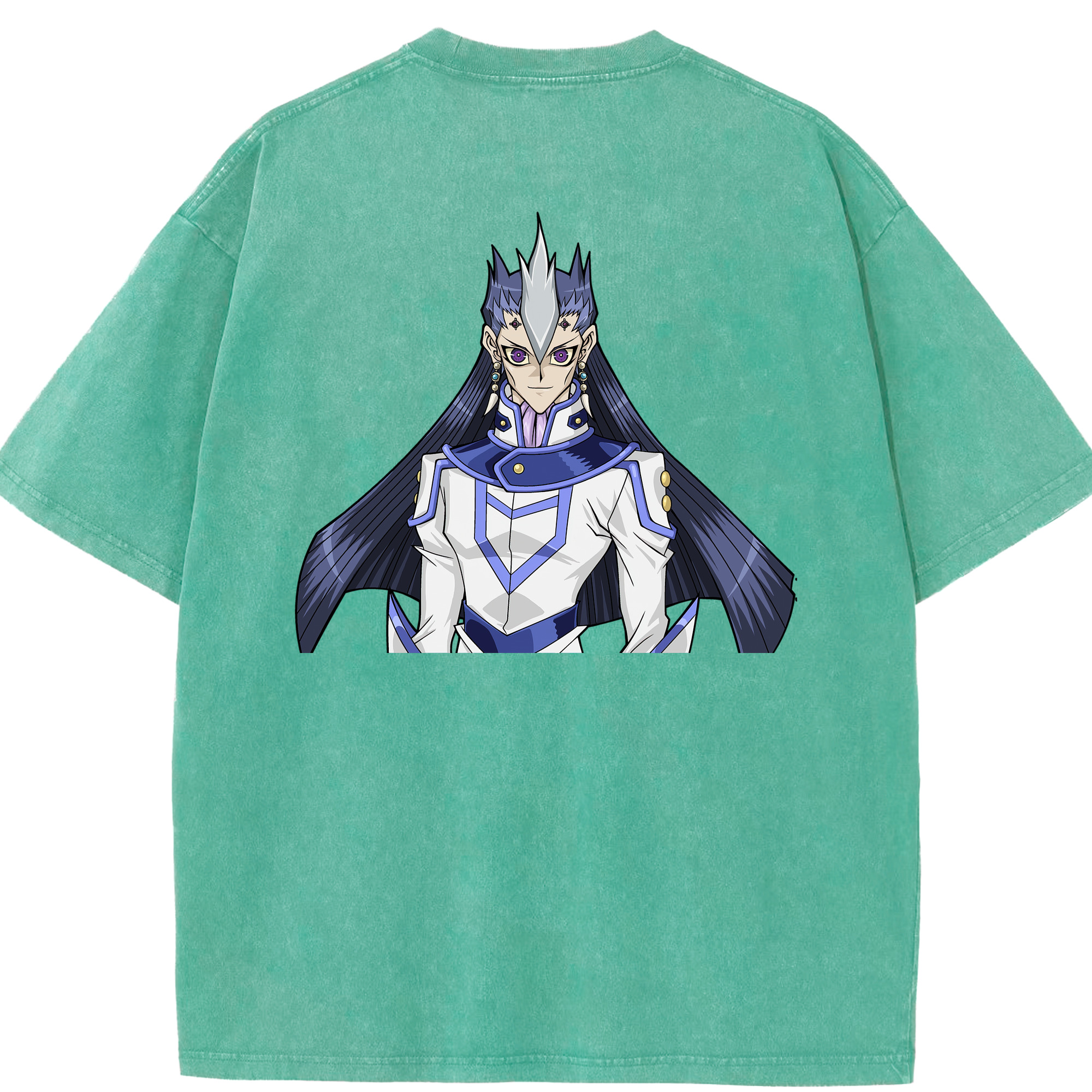 （画像用） 遊☆戯☆王 Yu-Gi-Oh! 綿100% ヴィンテージ風 半袖Tシャツ（背面プリント）